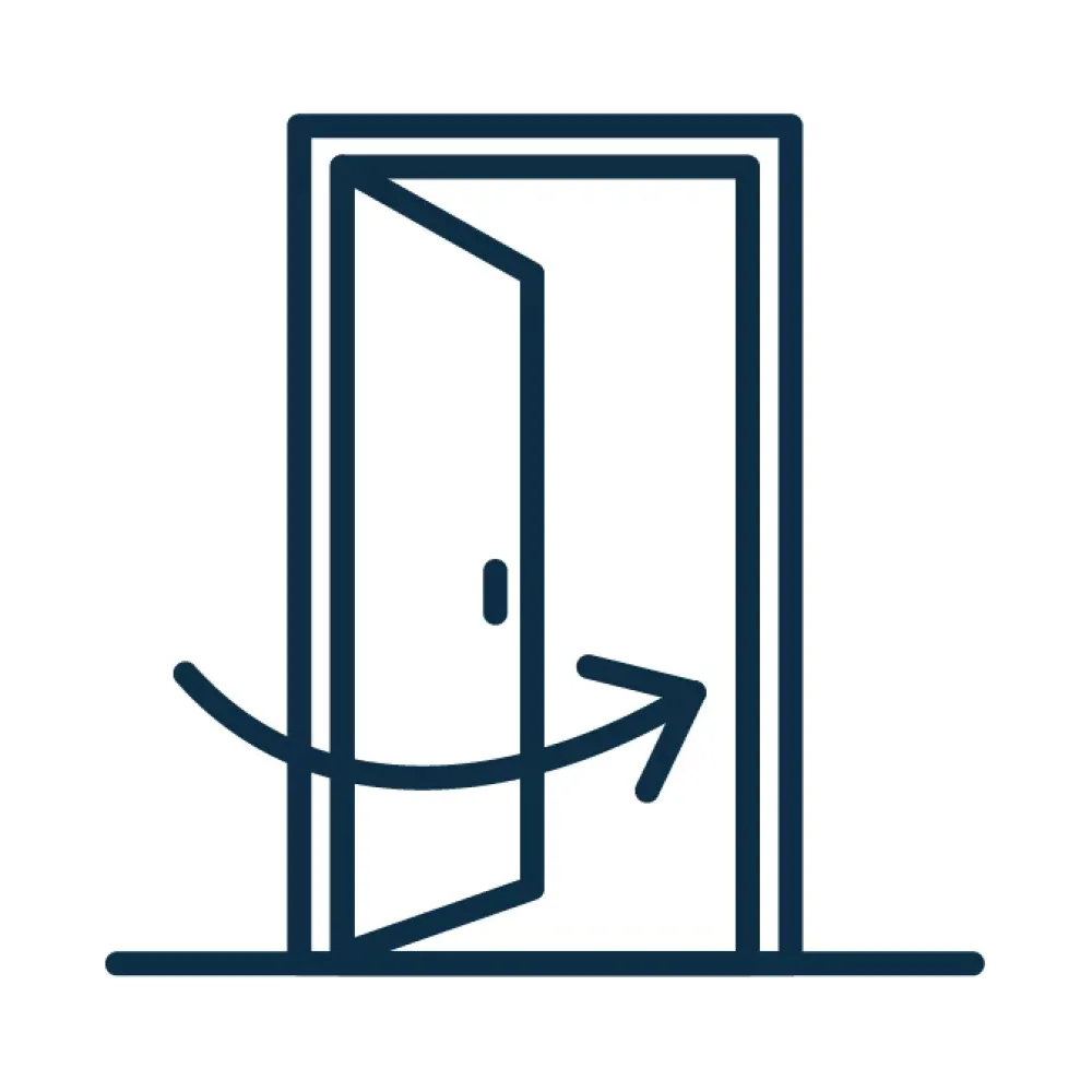 Fortia Porte D'Entrée<Porte d'entrée pvc blanc RAL 9003 Lorne 97 x h.219 cm poussant gauche