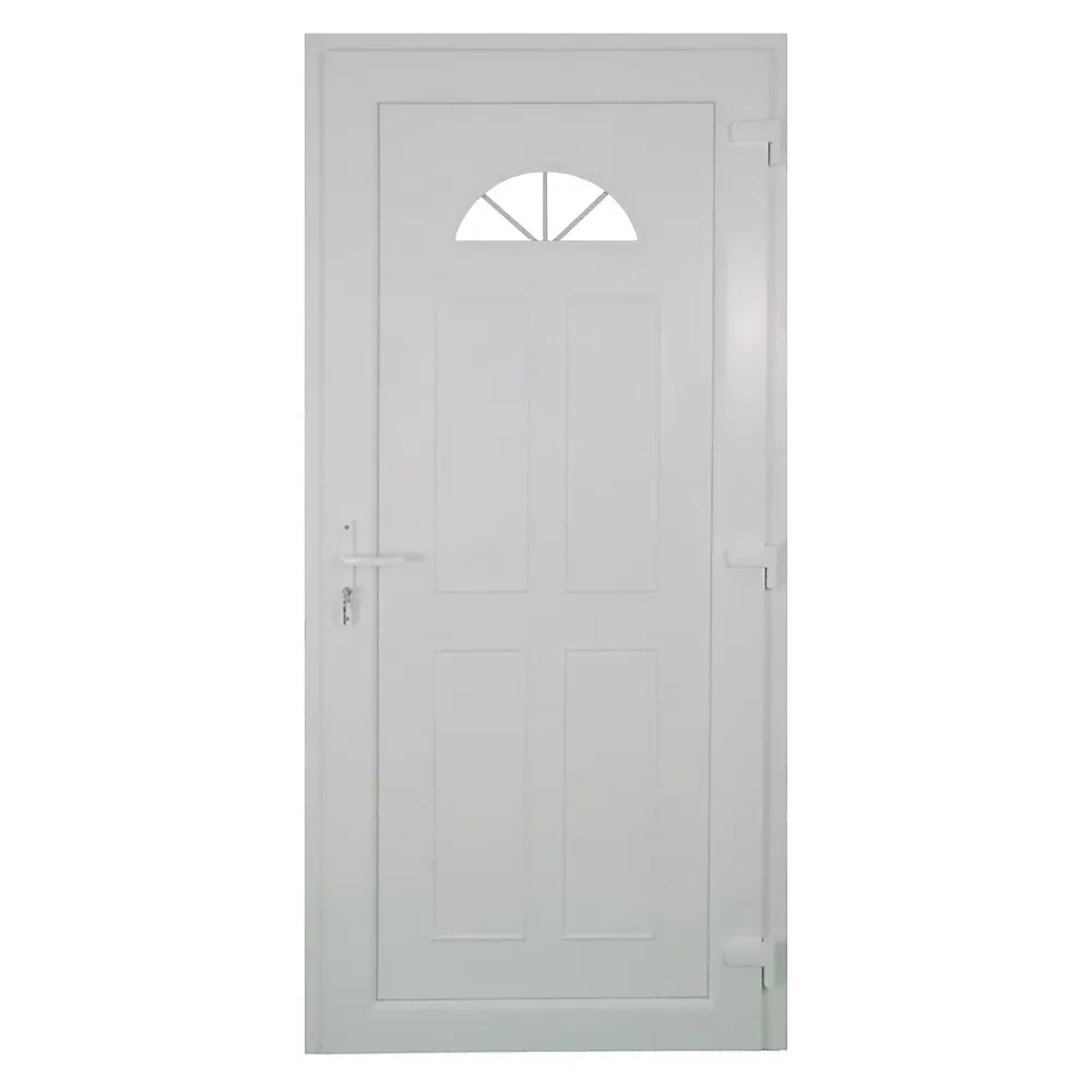 Fortia Porte D'Entrée<Porte d'entrée pvc blanc RAL 9003 Lorne 97 x h.219 cm poussant gauche