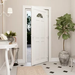 Fortia Porte D'Entrée<Porte d'entrée pvc blanc RAL 9003 Lorne 97 x h.219 cm poussant gauche