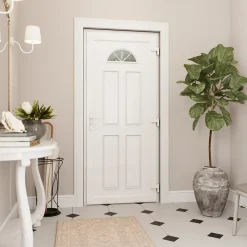 Fortia Porte D'Entrée<Porte d'entrée pvc blanc RAL 9003 Lorne 87 x h.219 cm poussant gauche