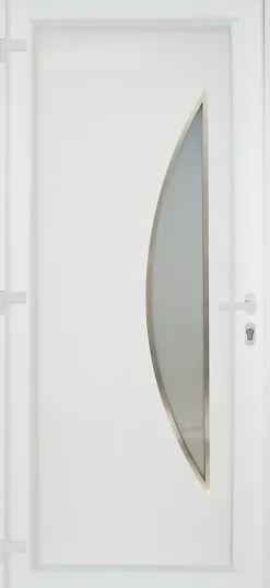 Fortia Porte D'Entrée<Porte d'entrée pvc blanc RAL 9003 Hermoso 98 x h.218 cm poussant droit