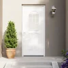 Fortia Porte D'Entrée<Porte d'entrée pvc blanc RAL 9003 Ameglia 97 x h.219 cm poussant droit