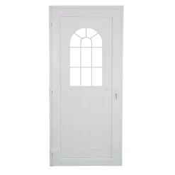Fortia Porte D'Entrée<Porte d'entrée pvc blanc RAL 9003 Ameglia 97 x h.219 cm poussant droit