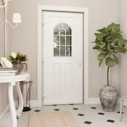 Fortia Porte D'Entrée<Porte d'entrée pvc blanc RAL 9003 Ameglia 97 x h.219 cm poussant droit