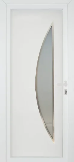 Fortia Porte D'Entrée<Porte d'entrée pvc blanc RAL 9003 Hermoso 96 x h.218 cm poussant gauche
