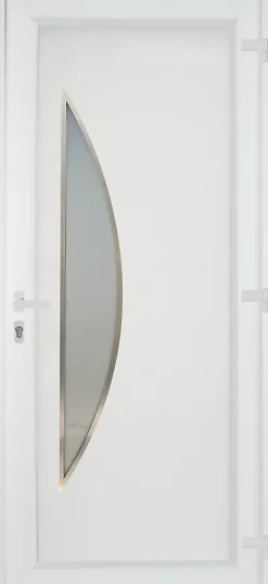 Fortia Porte D'Entrée<Porte d'entrée pvc blanc RAL 9003 Hermoso 96 x h.218 cm poussant gauche