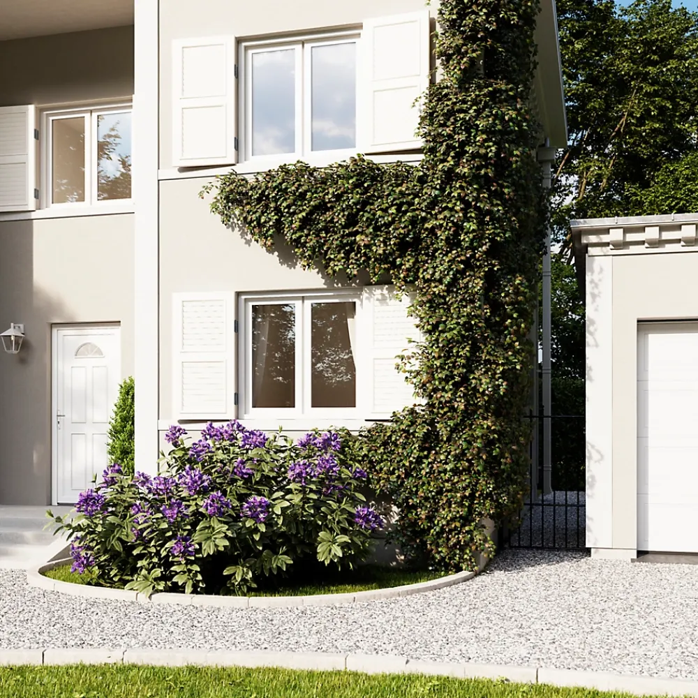 Fortia Porte D'Entrée<Porte d'entrée pvc blanc RAL 9003 Lorne 87 x h.219 cm poussant droit
