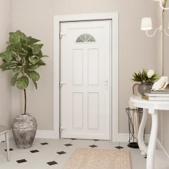 Fortia Porte D'Entrée<Porte d'entrée pvc blanc RAL 9003 Lorne 87 x h.219 cm poussant droit