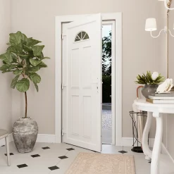 Fortia Porte D'Entrée<Porte d'entrée pvc blanc RAL 9003 Lorne 87 x h.219 cm poussant droit