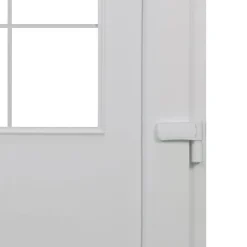 Fortia Porte d'entrée pvc blanc RAL 9003 Mindil 97 x h.219 cm poussant gauche- Porte D'Entrée