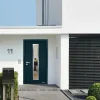 Hormann Porte D'Entrée<Porte d'entrée Hörmann acier galvanisé l.90 x h.215 cm poussant droit THP700N gris anthracite ral 7016