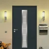 Hormann Porte d'entrée Hörmann acier galvanisé l.90 x h.215 cm poussant droit THP700B gris anthracite ral 7016- Porte D'Entrée