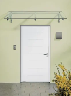 Hormann Porte D'Entrée<Porte d'entrée Hörmann acier galvanisé l.90 x h.215 cm poussant gauche THP015 blanc ral 9016