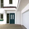 Hormann Porte d'entrée Hörmann acier galvanisé l.90 x h.215 cm poussant droit THP410S gris anthracite ral 7016- Porte D'Entrée