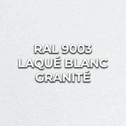 MySystem Porte double coulissante H 2088 x L 867 mm - 3 verres horizontaux - trempé 6 mm clair - blanc- Porte Coulissante