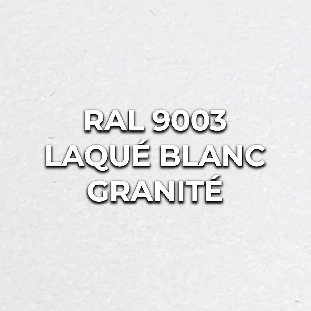 MySystem Porte double coulissante H 2088 x L 867 mm - 3 verres horizontaux - trempé 6 mm clair - blanc- Porte Coulissante