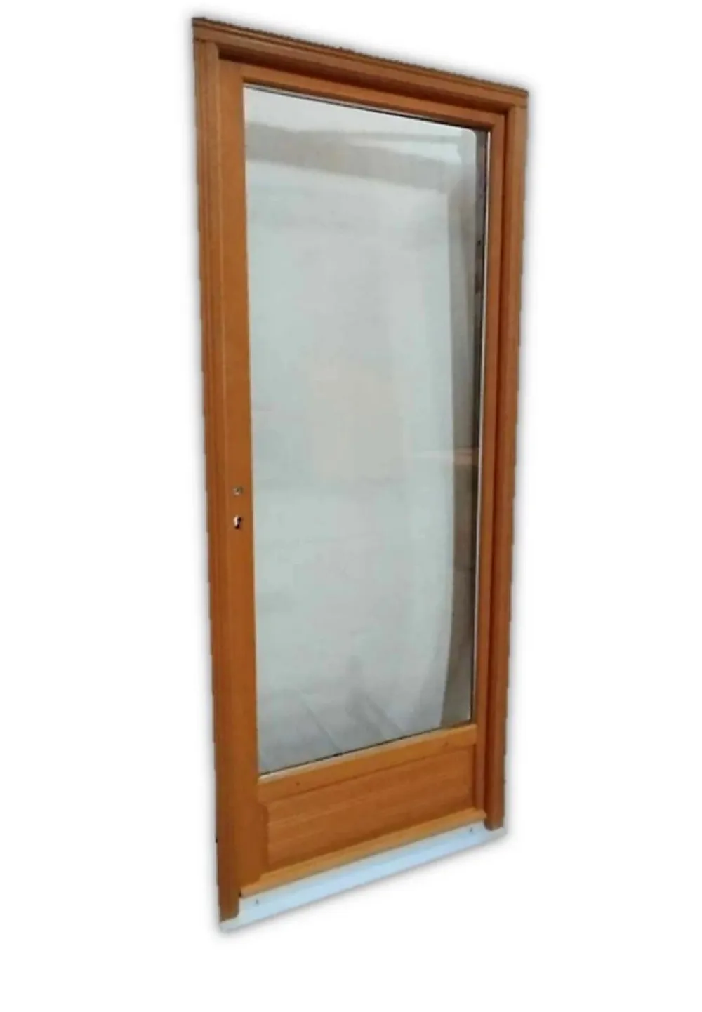 Gd Menuiseries Porte Fenetre Bois 1 Vantail H215 X L90 Côte Tableau Tirant Gauche- Porte-Fenêtre En Bois