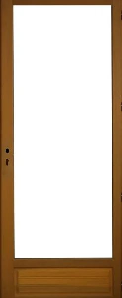 Gd Menuiseries Porte-Fenêtre En Bois<Porte Fenetre Bois 1 Vantail H215 X L80 Côte Tableau Tirant Droite