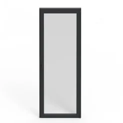 GoodHome Porte-Fenêtre En Aluminium<Porte fenêtre alu 1 vantail gris - l.80 x h.205 cm, tirant droit
