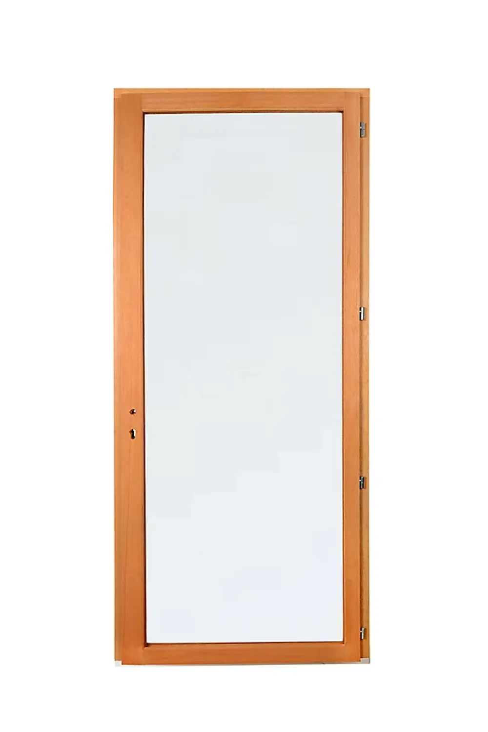 GoodHome Porte-Fenêtre En Bois<Porte fenêtre bois 1 vantail l.80 x H.215 cm tirant droit