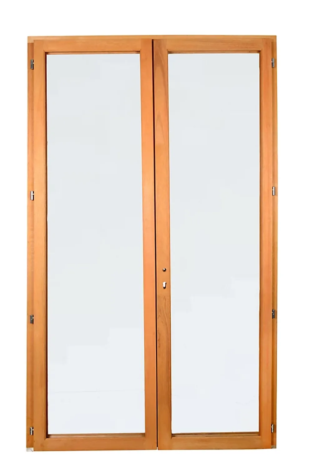 GoodHome Porte-Fenêtre En Bois<Porte fenêtre bois 2 vantaux l.140 x H.215 cm tirant droit