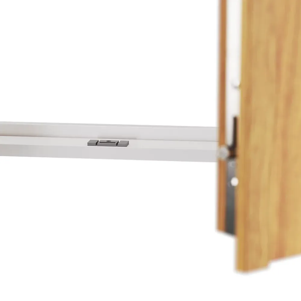 GoodHome Porte-Fenêtre En Bois<Porte fenêtre bois 2 vantaux - l.120 x h.215 cm, tirant droit