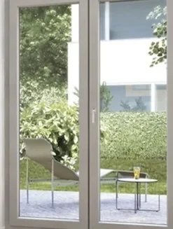 Fral Fermetures Porte fenêtre oscillo-battante double vantaux PVC blanc L 1000mm x H 2150mm ouvrant droit- Fenêtre Pvc