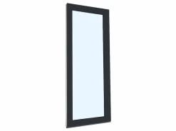Fral Fermetures Porte fenêtre oscillo-battante PVC anthracite et blanc L 760mm x H 2150mm ouvrant droit- Fenêtre Pvc