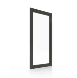 Fral Fermetures Fenêtre Pvc<Porte fenêtre oscillo-battante PVC anthracite L 760mm x H 2150mm ouvrant gauche