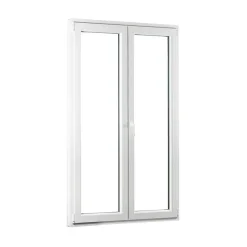 Fral Fermetures Fenêtre Pvc<Porte fenêtre oscillo-battante double vantaux PVC blanc L 1400mm x H 2150mm ouvrant droit