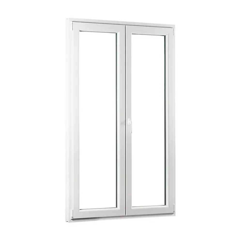 Fral Fermetures Fenêtre Pvc<Porte fenêtre oscillo-battante double vantaux PVC blanc L 1400mm x H 2150mm ouvrant droit