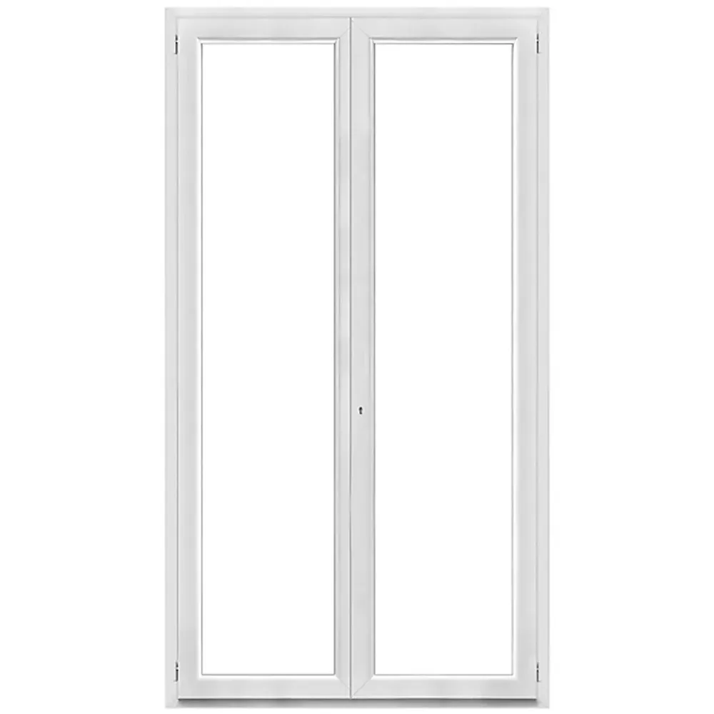 Fral Fermetures Fenêtre Pvc<Porte fenêtre oscillo-battante double vantaux PVC blanc L 1400mm x H 2150mm ouvrant droit