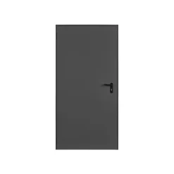 4M Porte De Service<Porte Métallique Industrielle De Service Isolée Réversible L900 H2050 RAL7016 En Applique