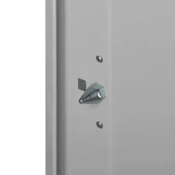 4M Porte De Service<Porte Métallique Industrielle De Service Isolée Réversible L900 H2150 RAL7016 En Applique