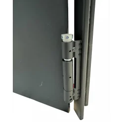 4M Porte Métallique Industrielle De Service Isolée Réversible L1100 H2050 RAL7016 En Applique- Porte De Service