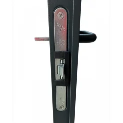 4M Porte Métallique Industrielle De Service Isolée Réversible L1100 H2050 RAL7016 En Applique- Porte De Service