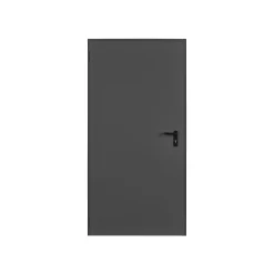 4M Porte De Service<Porte Métallique Industrielle De Service Isolée Réversible L1000 H2050 RAL7016 En Applique