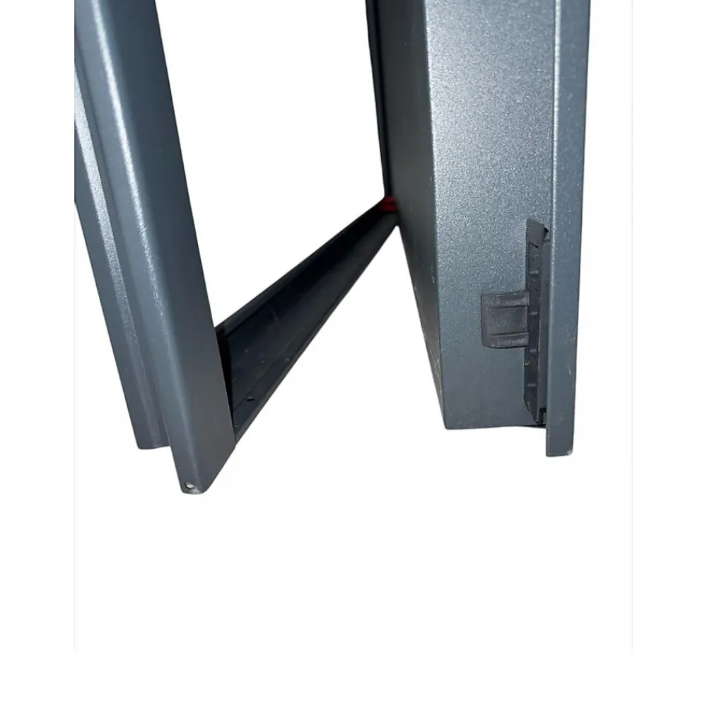 4M Porte Métallique Industrielle Coupe Feu 1H Réversible L1100 H2150 RAL9010 En Applique- Porte De Service
