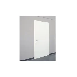 4M Porte De Service<Porte Métallique Industrielle Coupe Feu 1H Réversible L900 H2050 RAL9010 En Applique