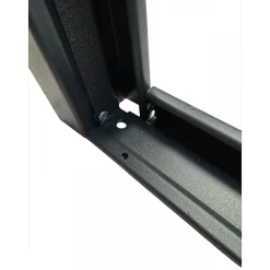 4M Porte De Service<Porte Métallique Industrielle Coupe Feu 1H Réversible L900 H2050 RAL9010 En Applique
