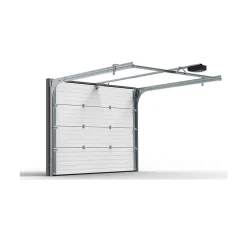4M Porte De Garage Enroulable<Porte Sectionnelle Motorisée StandardLine Linteau 100mm Lisse Gris Ral 7016 L2250xH2125