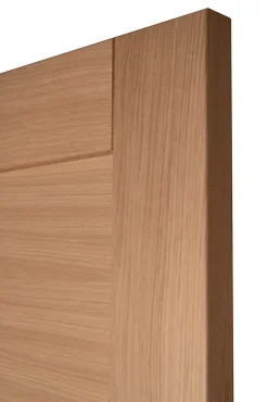 Lynporte Porte seule 4 Panneaux CETUS bois chêne européen 2040 x 830- Porte Nue