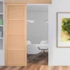 Lynporte Porte Nue<Porte seule 4 Panneaux Nova2 bois hêtre 2040 x 730