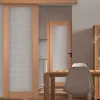 Lynporte Porte Nue<Porte seule 1 Vitrage CASSIOPEIA bois chêne européen 2040 x 830