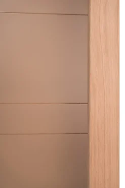 Lynporte Porte Nue<Porte seule 1 Vitrage CASSIOPEIA bois chêne européen 2040 x 830