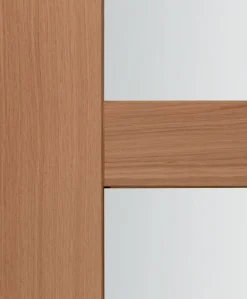Lynporte Porte Nue<Porte seule 4 VITRAGES CETUS bois chêne européen 2040 x 730
