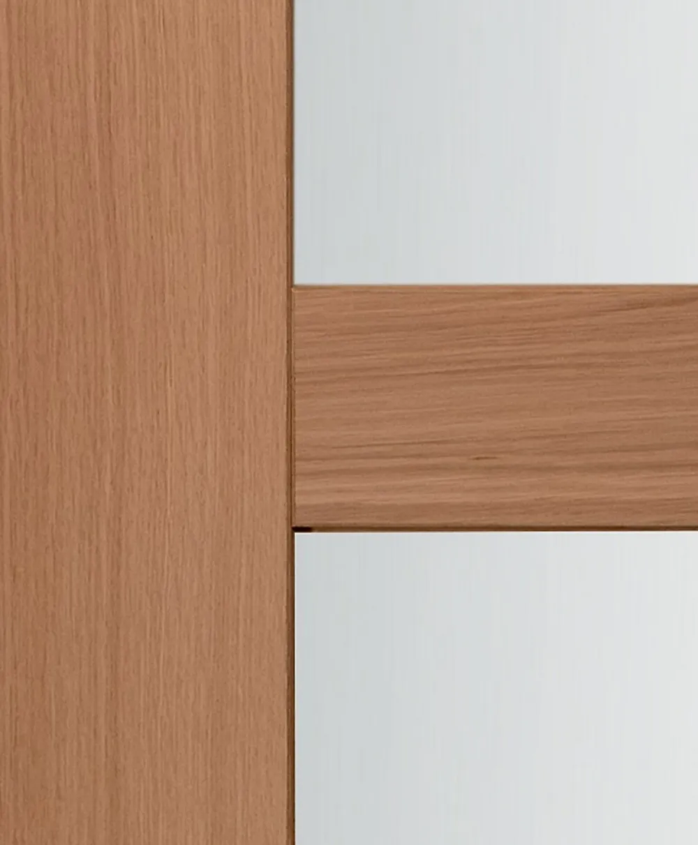 Lynporte Porte Nue<Porte seule 4 VITRAGES CETUS bois chêne européen 2040 x 730