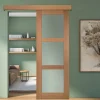 Lynporte Porte Nue<Porte seule 3 Vitrages URSA bois chêne européen 2040 x 730
