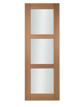 Lynporte Porte Nue<Porte seule 3 Vitrages URSA bois chêne européen 2040 x 830
