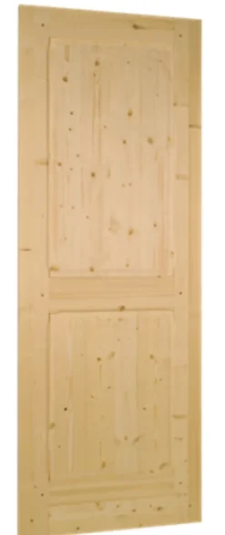 Lynporte Porte Nue<Porte seule bois épicéa ANDROMEDA 2 panneaux 730